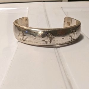 Vintage Sterling silver custom bangle